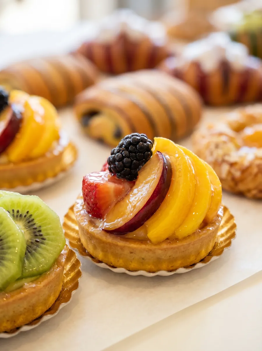 Tartelettes aux fruits frais et viennoiseries La Cassata — pâtisseries fines artisanales à Ganshoren